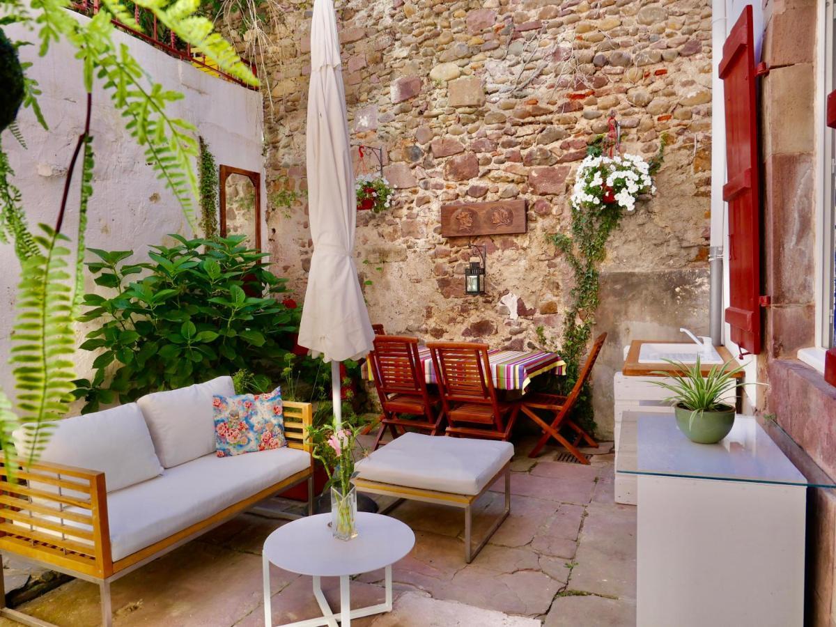 Studio Camino Real Saint-Jean-Pied-de-Port Bagian luar foto